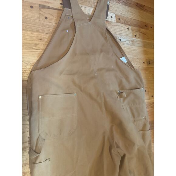 Vintage CARHARTT Duck Bib Overalls 50 x 34 6FB USA - Picture 7 of 10
